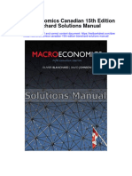 Macroeconomics Canadian 15th Edition Blanchard Solutions Manual Full Chapter PDF