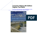 American Economic History 8th Edition Hughes Test Bank Full Chapter PDF