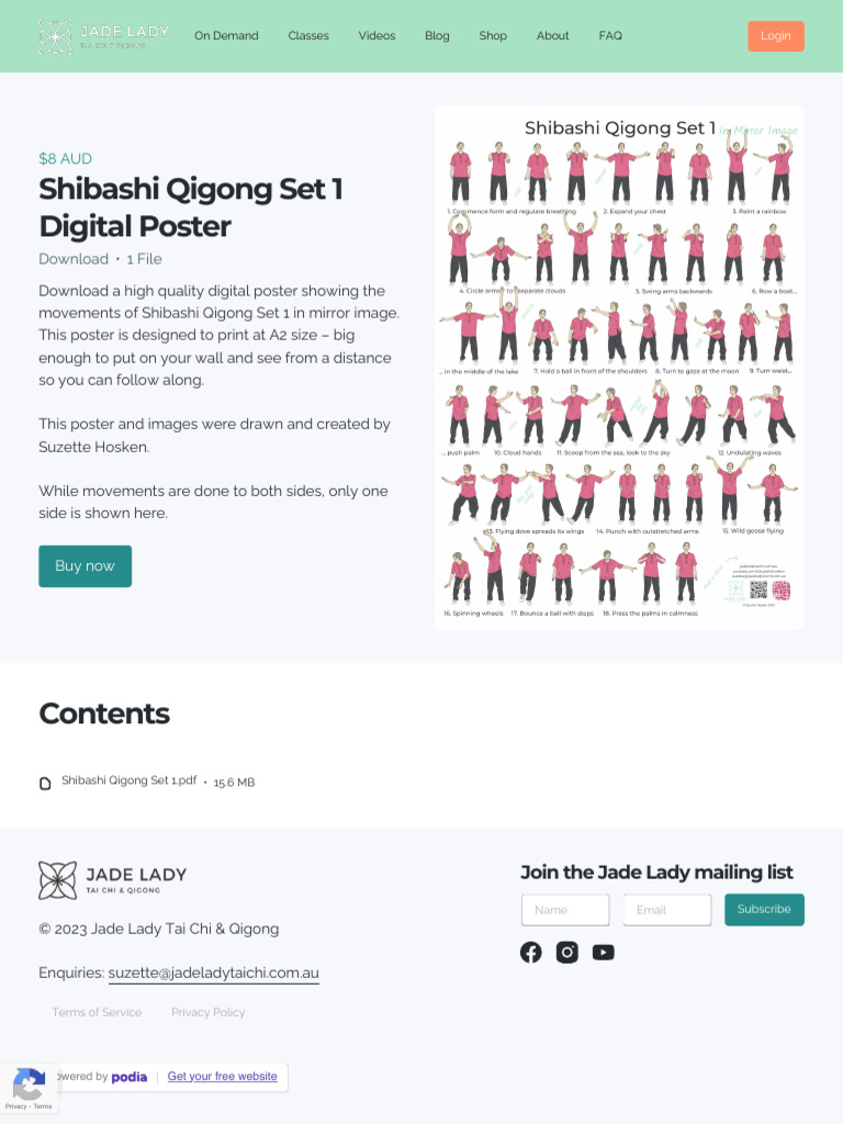 Shibashi Iii, 3Rd Set Qigong _ Tai Chi Qigong Shibashi Home Study ...