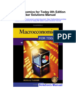 Macroeconomics For Today 8th Edition Tucker Solutions Manual Full Chapter PDF