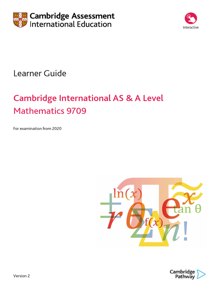 9709 aice mathematics student learner guide download free pdf