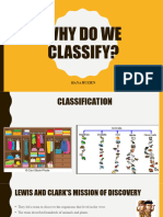 Why do we classify