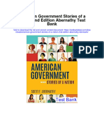 American Government Stories of A Nation 2nd Edition Abernathy Test Bank Full Chapter PDF