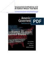 American Government Institutions and Policies 15th Edition Wilson Test Bank Full Chapter PDF