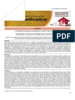 Doigaloa, ARTIGO 3 - Pesquisa de Campo - A PERCEPCAO DOS PACIENTES HEMODIALITICOS FRENTE A FISTULA ARTERIOVENOSA