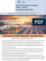 Commerce International-Cours