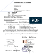 SURAT KETERANGA AHLI WARIS FIX Doc - PDF - 1