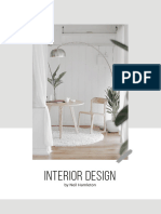 Minimalist Interior Design Portfolio Template