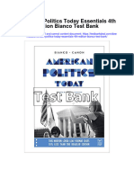 American Politics Today Essentials 4th Edition Bianco Test Bank Full Chapter PDF