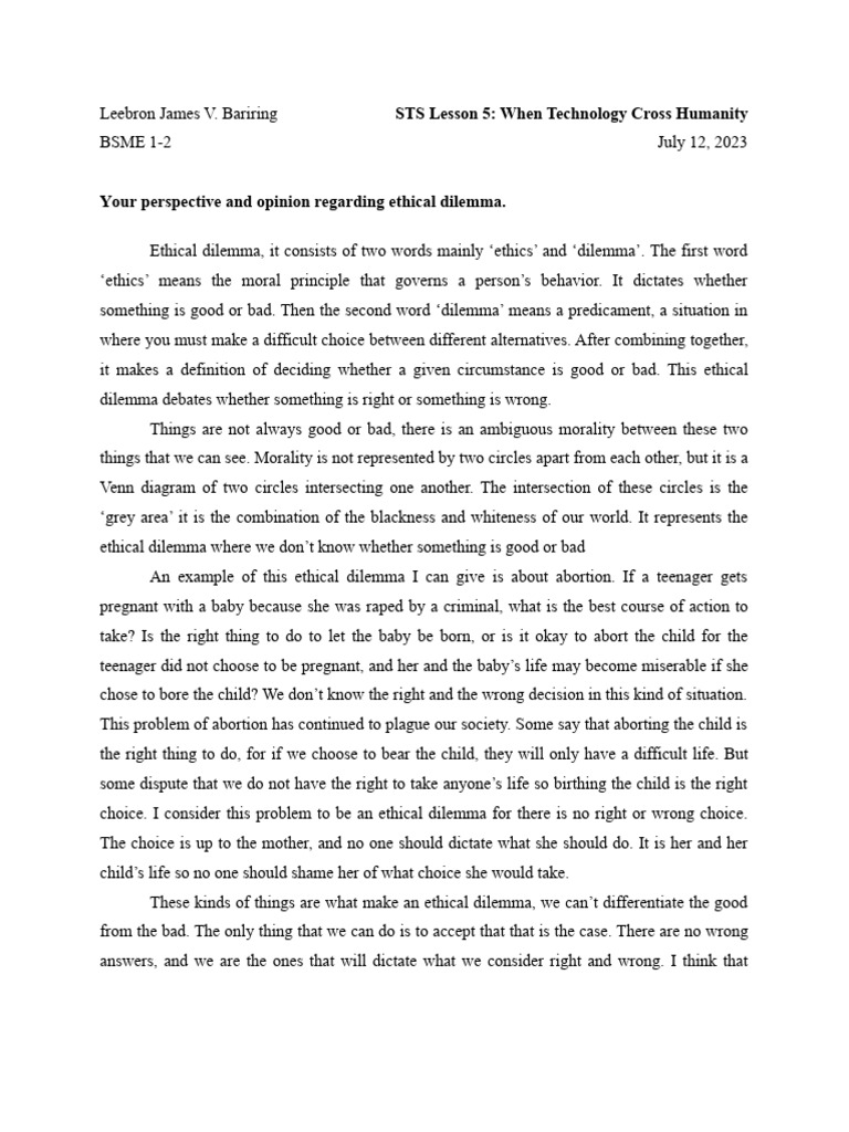 STS Paper 5 BARIRING | PDF