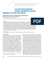 Integrated Long-Term Stock Selection Models Based On Feature Selection and Machine Learning Algorithms For China Stock Market