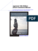 Management 13th Edition Schermerhorn Solutions Manual Full Chapter PDF