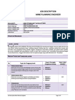 PDF Uraian Pekerjaan Mine Planning Engineer Compress