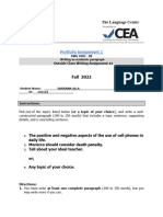 Paragraph Writing Assignment - AWG 1002 (08)