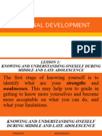 Personal Development Slide 1