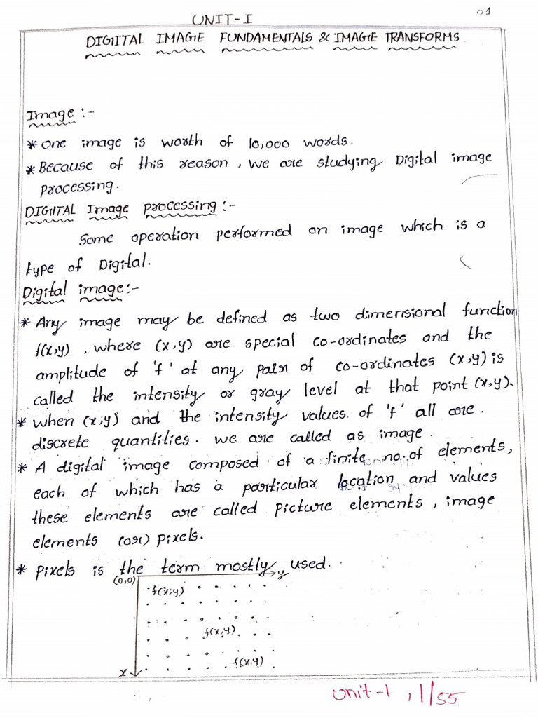 DIP Unit-1 | PDF