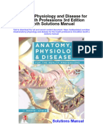 Anatomy Physiology and Disease For The Health Professions 3rd Edition Booth Solutions Manual Full Chapter PDF