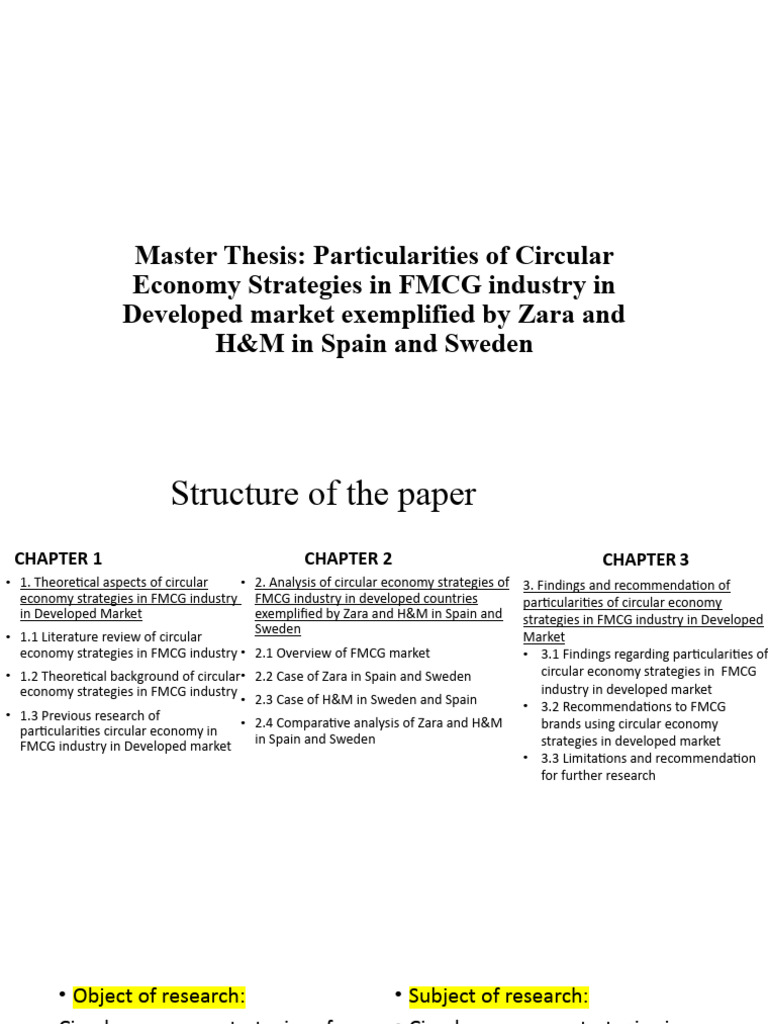 Master Thesis Prezentacija | PDF | Economies