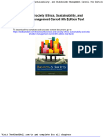 Instant Download Business and Society Ethics Sustainability and Stakeholder Management Carroll 8Th Edition Test Bank PDF Scribd