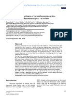 The Importance of Corneal Assessment in A Glaucoma Suspect - A Review