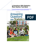 Answering Questions With Statistics 1st Edition Szafran Test Bank Full Chapter PDF