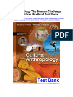 Anthropology The Human Challenge 14th Edition Haviland Test Bank Full Chapter PDF