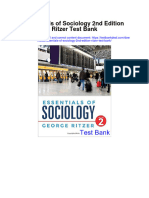 Essentials of Sociology 2Nd Edition Ritzer Test Bank Full Chapter PDF