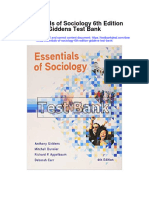 Essentials of Sociology 6Th Edition Giddens Test Bank Full Chapter PDF