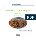 0 Proiect de Lectie Istorie