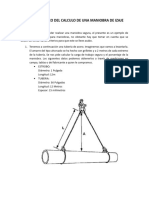 Ejemplo Basico Del Calculo de Una Maniobra de Izaje