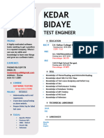 CV@KedarBidaye ST