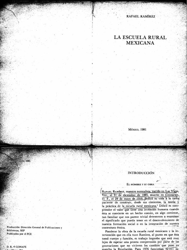 La Escuela Rural Mexicana | PDF