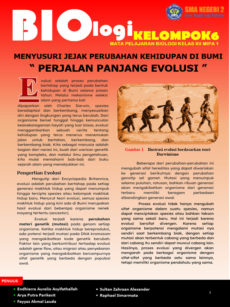 Evolusi dan Asal Usul Kehidupan | …