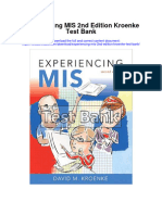 Experiencing Mis 2Nd Edition Kroenke Test Bank Full Chapter PDF