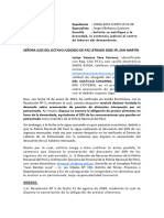 Solicitud de Notificación de Sentencia A PNP