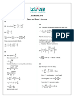 Previous Year Question Bank Physics Waves - and - Sounds - Answers-Solutions