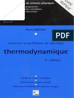 Exercices Et Problemes de Physique - Thermodynamique - Collection de Sciences Physiques
