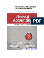 Financial Accounting 13Th Edition Warren Solutions Manual Full Chapter PDF