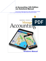Managerial Accounting 14Th Edition Warren Solutions Manual Full Chapter PDF
