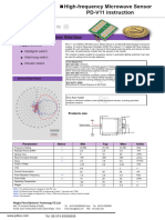 Pd-V11 180° 24.125Ghz Microwave Motion Sensor: Application