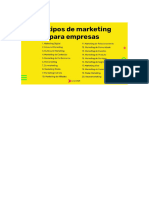 tipos de marketing esquema