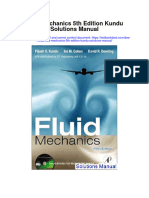 Fluid Mechanics 5Th Edition Kundu Solutions Manual Full Chapter PDF