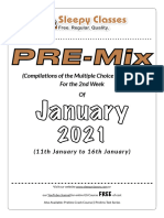 PRE-Mix January 2021 Week 2