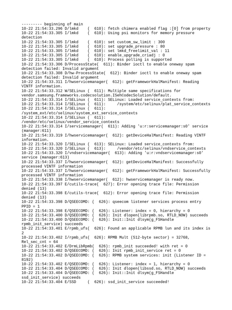 Logcat Prev CSC Log | PDF | Proprietary Software | Unix