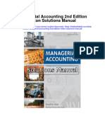 Managerial Accounting 2Nd Edition Hilton Solutions Manual Full Chapter PDF