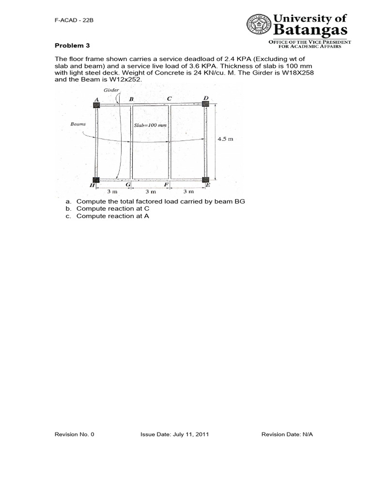 Floor Frame Load Calculations | PDF | Science & Mathematics | Computers