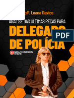 E Book Analise Das Ultimas Pecas para Delegado de Policia Professora Luana Davico