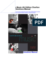 Experience Music 4Th Edition Charlton Solutions Manual Full Chapter PDF