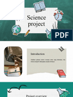 Green Illustrated Science Project Presentation