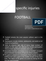 Sports Specific Injuries Football 1